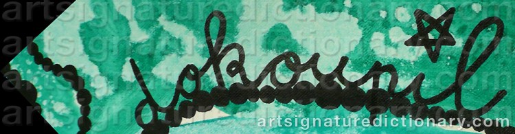 Signature by Jirí Georg DOKOUPIL