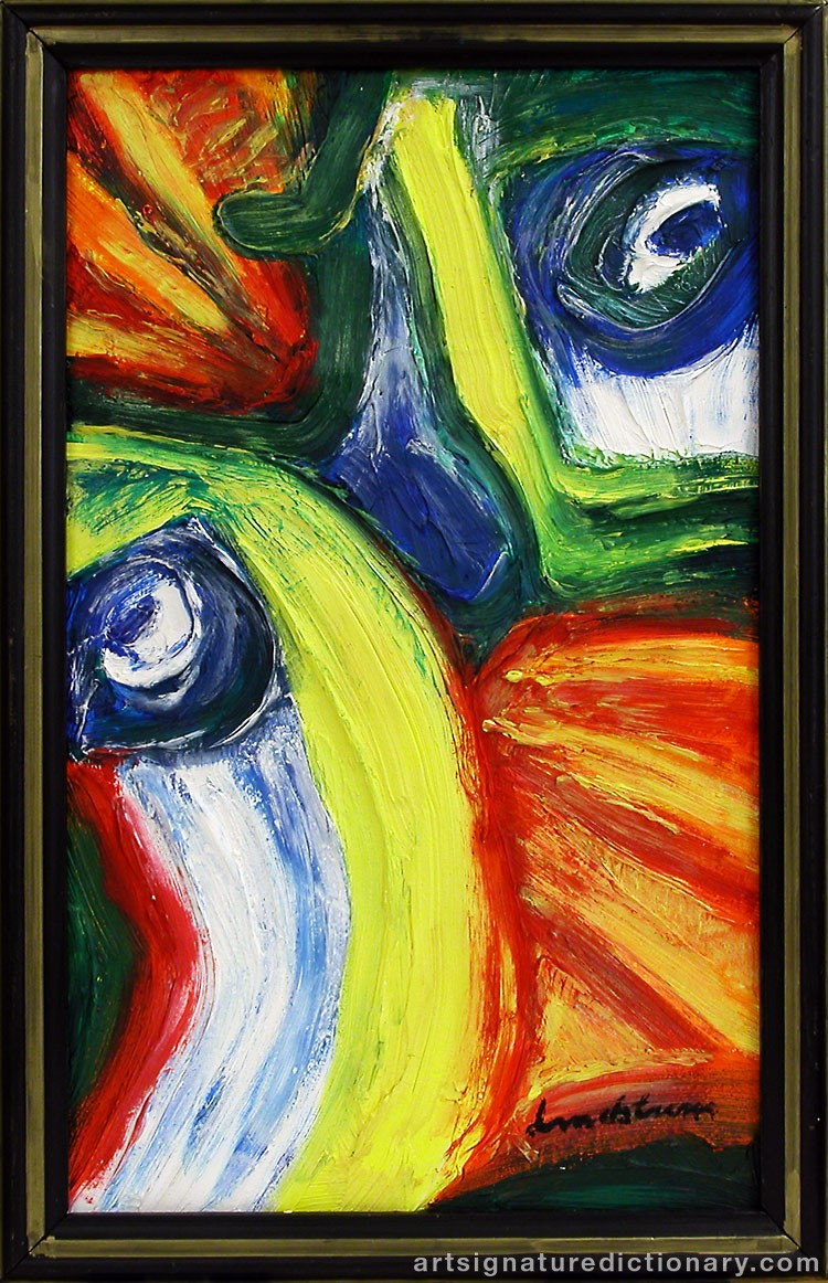 Close-up details showing Bengt LINDSTRÖM signature forgery characteristics