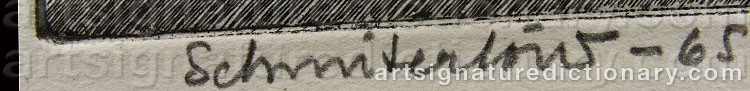Signature by Bertram SCHMITERLÖW