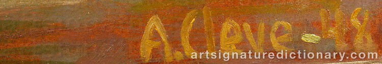 Signature by Agnes CLEVE