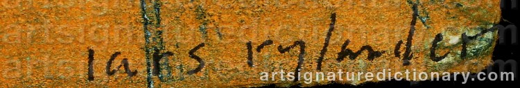 Signature by Lars RYLANDER