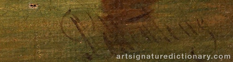Signature by Alfred POLLENTINE